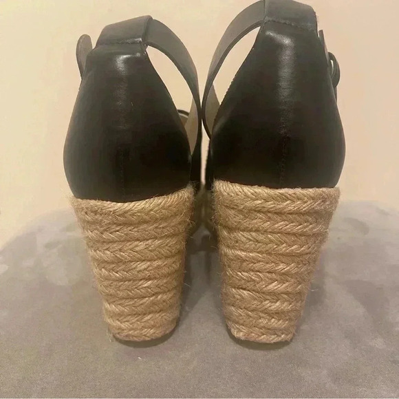 Marc Fisher black suede and leather espadrilles Size 8.5 Excellent condition - Picture 11 of 13